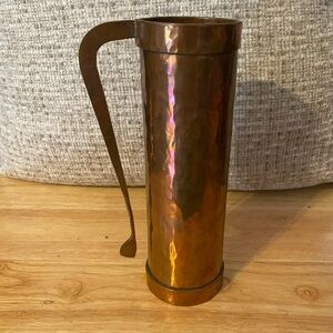 Kunst. Copper/ Metal Hammered Small Pitcher.